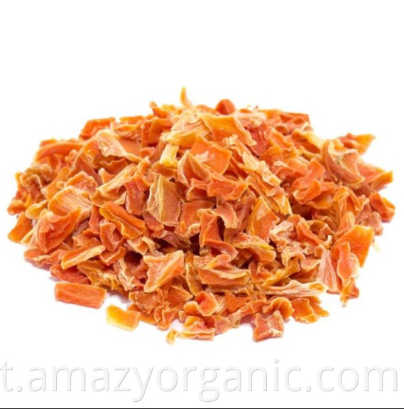dried carrot flakes